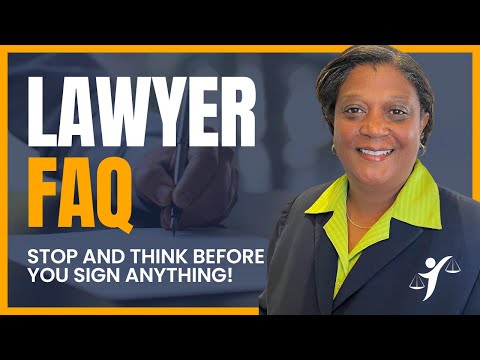 Stop! Before you Sign Anything! | Protect Your Rights with Pendleton Law Team