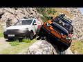 Realistic Car Cliff Drops 43 BeamNG Drive Crashes CrashBoomPunk