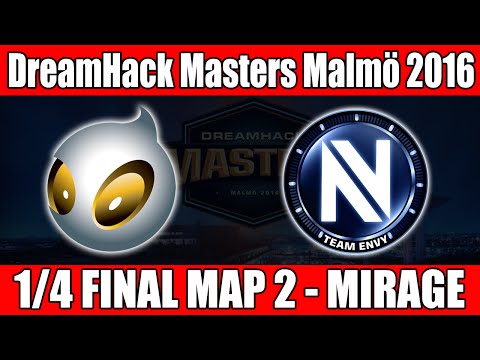 Dignitas vs EnVyUs | Quarter Finals Map 2 (Mirage) DreamHack Masters Malmö 2016