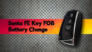 Hyundai Santa FE Key FOB Battery Change