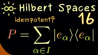 Hilbert Spaces 16 | Orthogonal Projection Operators [dark version]