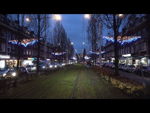 Trajectvideo met de HTM BN GTL8 3132 | tramlijn 6 | natte sneeuw | 2023