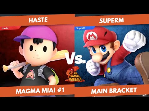 Haste(Ness) vs SuperM(Mario) - Main Bracket - MAGMA MIA! #1