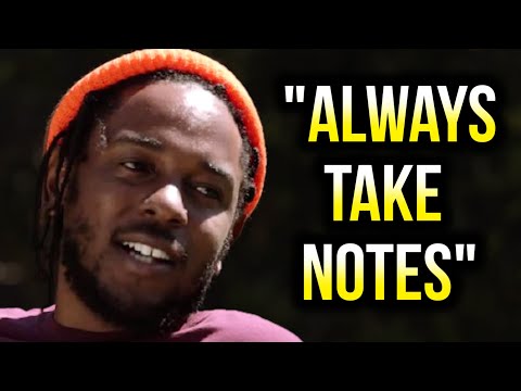 Kendrick Lamar Teaches How To Start Writing A Rap (Kendrick Writing Process)