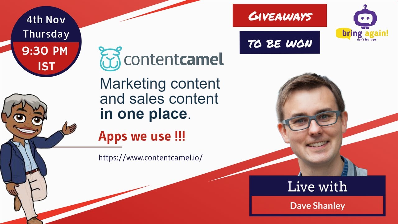 Live with Dave Shanley: Organize, Share, and Content System