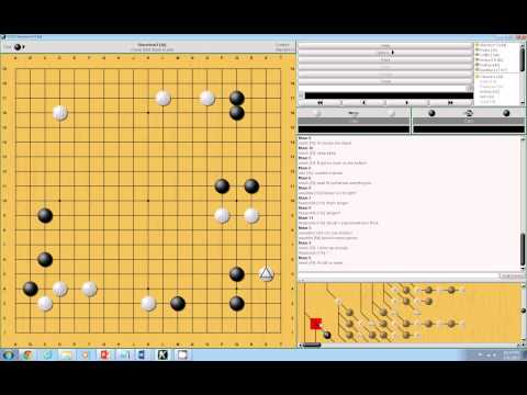 Starstorm3 [AGA 5dan/KGS 4dan] - KGS Go Lecture (Baduk/WeiQi) on "Attacking Weak Stones" (#1)