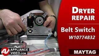 Maytag Dryer Powers Up but Does Not Start - Belt Switch Repair and Diagnostic