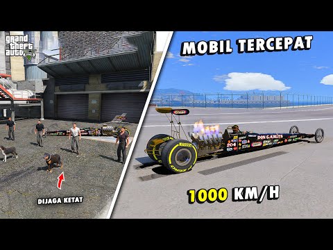 WOW !! Aku Berhasil Mencuri MOBIL TERCEPAT DIDUNIA Dari Laboratorium RAHASIA Di GTA 5 !!!