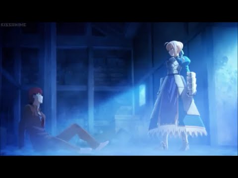 「FATE STAY NIGHT UNLIMITED BLADE WORKS」 Shirou Summons Saber With Kishi Ou no Hokori OST
