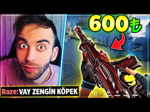 600 TL'LİK YENİ VALORANT SİLAHINI ALDIM! (RAKİPLERİN YERİNİ GÖSTERİYO (!)