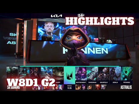 SK vs AST - Highlights | Week 8 Day 1 S11 LEC Summer 2021 | SK Gaming vs Astralis