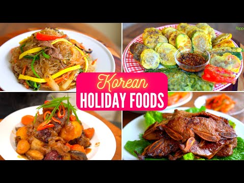 MUST-HAVE Korean Holiday Foods JapChae, GalbiJjim, LA Galbi, Mandu🥟, Kimbap, GalbiTang, Pancake 명절음식