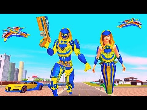 Mermaid Transform Robot Jet Robot Hero Android Gameplay By Games Zone