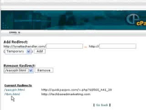 Creating 301 Redirects