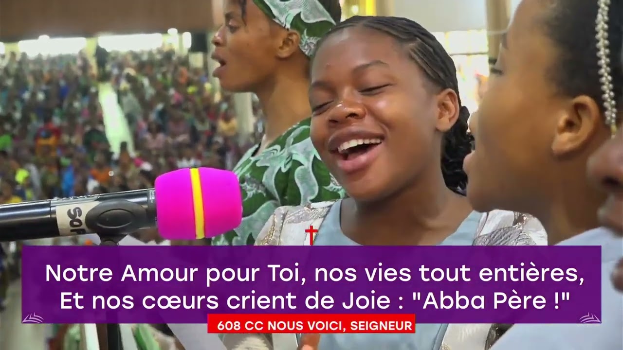 NOUS VOICI, SEIGNEUR 608 CC | cantique special TCL 23.11.2025 #messageradiofm 
