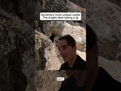 How Erazem died at Predjama castle  #travel #slovenia