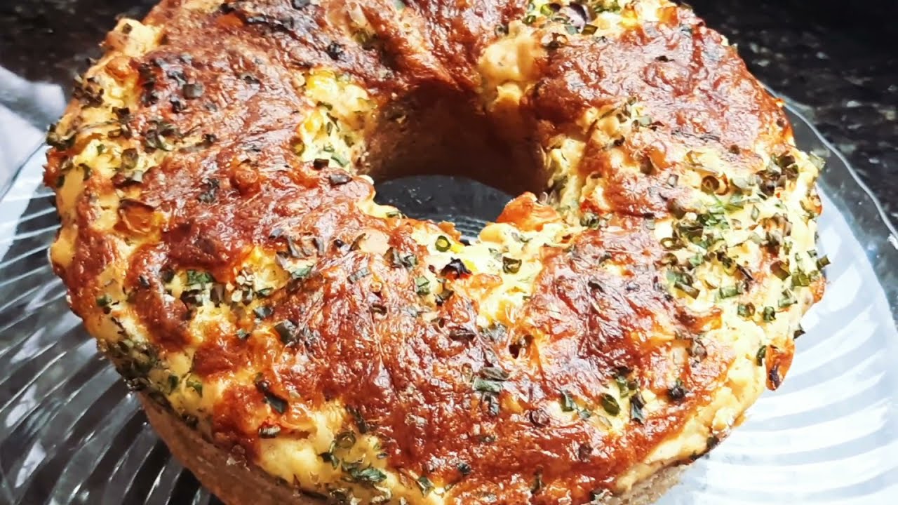 BOLO SALGADO SEM GLÚTEN