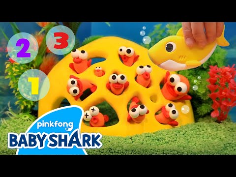 Fish 123 | Ten Little Fish | Learn with Baby Shark | Play with Baby Shark | Baby Shark Official