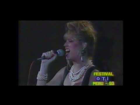 CONFERENCIA DE PRENSA TEMA LANDÓ DEL HECHIZO FESTIVAL OTI 1993