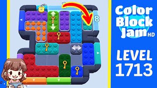Solution du Niveau 1713 de Color Block Jam