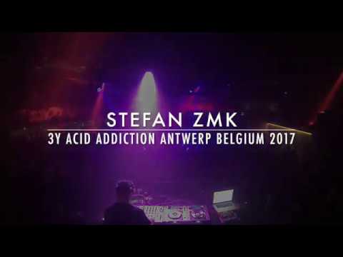 Stefan ZMK @ 3Y Acid Addiction @ Ikon Antwerp Belgium 2017 [ acid | rave | tekno ]