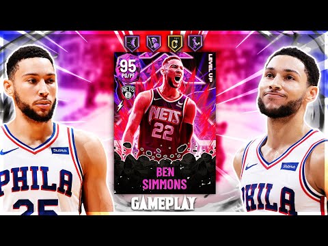 *NEW* PINK DIAMOND BEN SIMMONS GAMEPLAY!! 6'11 POINT GUARD IN NBA 2K22 MYTEAM!!