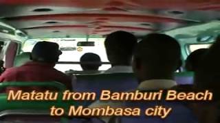 preview picture of video 'Matatu to Mombasa, Kenya'