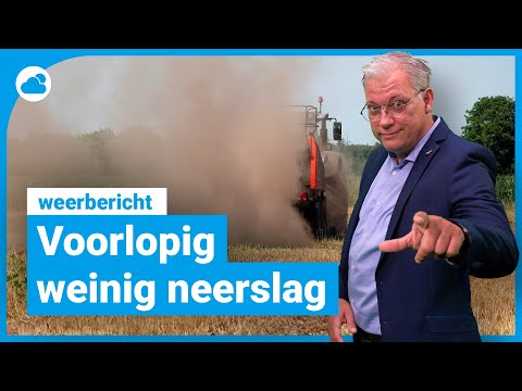Weerbericht: weinig neerslag de komende dagen