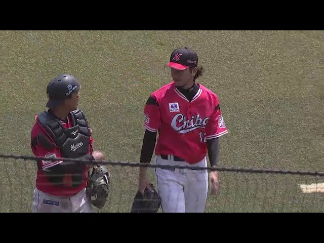 【ファーム】五右衛門がZOZOマリンに帰ってきた!! マリーンズ・石川 復帰登板で1回無失点!! 2018/8/31 M-G(ファーム)