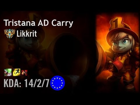 Tristana AD Carry vs Lucian - Likkrit - EUW Challenger Path 6.5