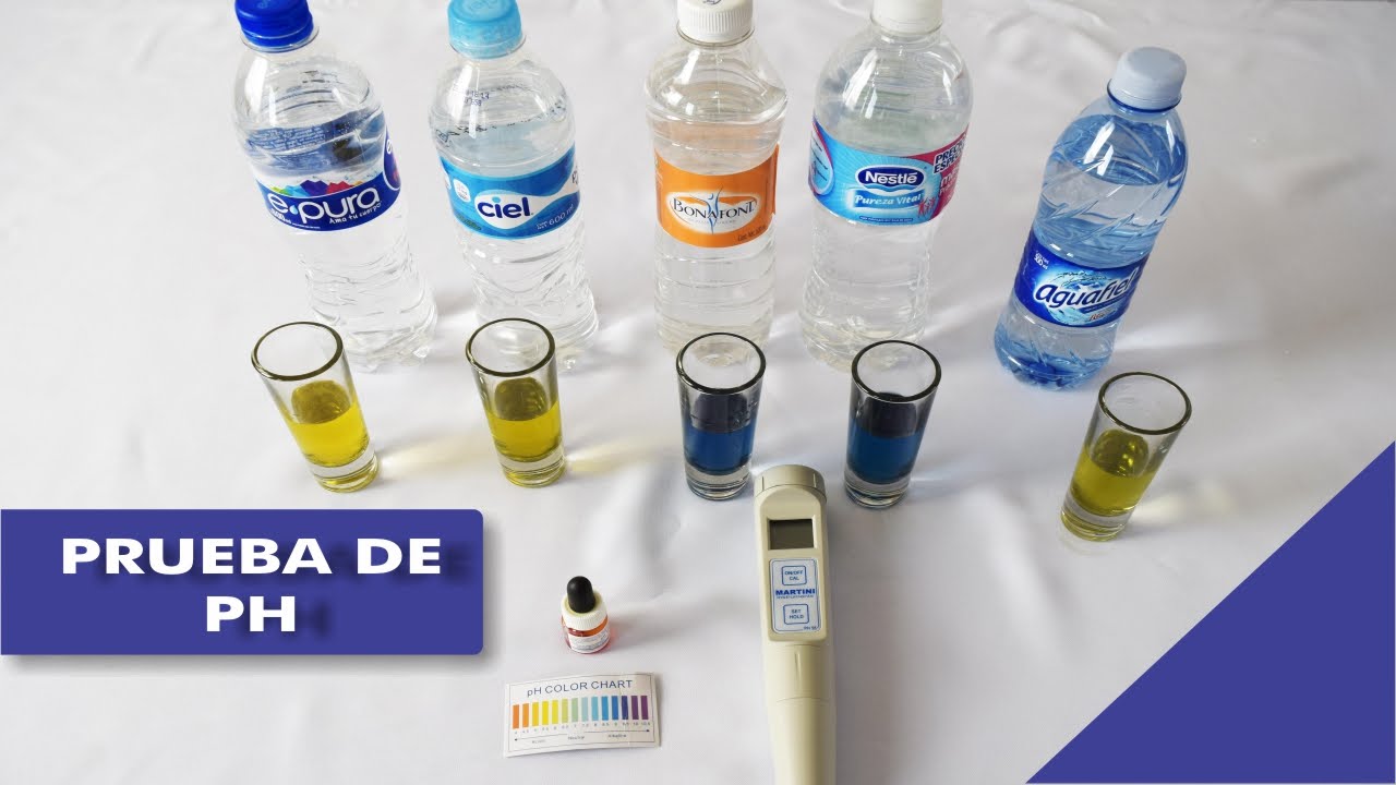 CUIDADO con la AGUA que bebes - Prueba de PH ácida o alcalina