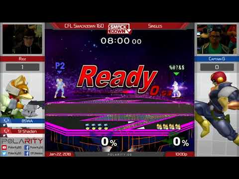 CFL Smackdown 160 Melee - Ridz (Fox) vs Captain G (Falcon) - Singles