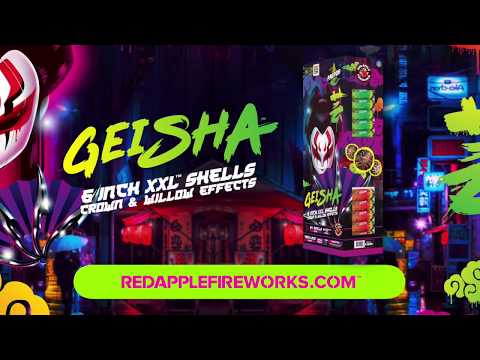 Geisha 6-Inch XXL Canister Shells 24-Packs | New for 2020