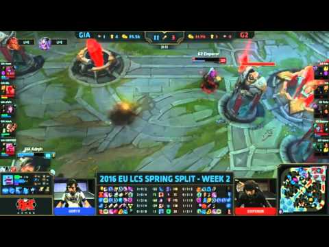 LOL EU LCS Week 2 Day 1 Giants vs G2 Esports highlights