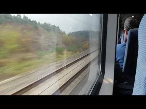 RegionalExpress (RE) München-Nürnberg-Express mit 200 km/h schnell (12.11.2016)