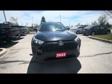 2022 Toyota RAV4 XLE AWD in Black for sale at Stouffville Toyota in Whitchurch-Stouffville, ON