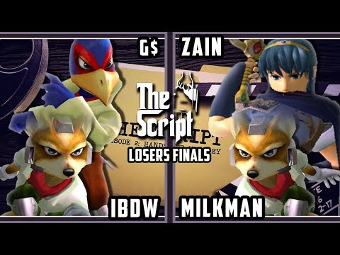 The Script 2 - G$ & iBDW Vs. Zain & MilkMan - Smash Melee Losers Finals