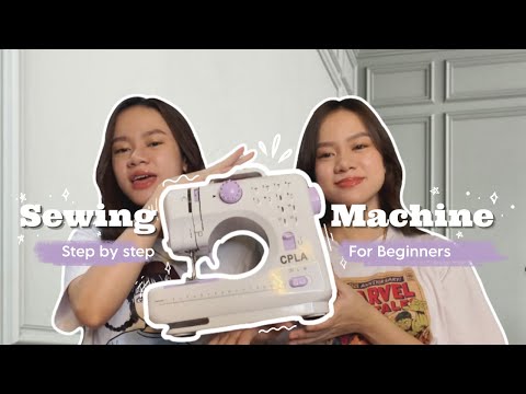 HOW TO OPERATE A PORTABLE SEWING MACHINE (Philippines) | TUTORIAL | Villamor Twins