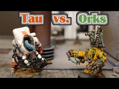 Warhammer 40K Sternenreich Tau vs. Orks 7. Edition - Spielbericht Full HD