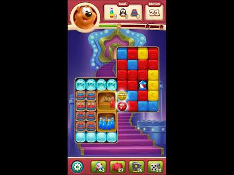 Toon Blast Level 2477 - NO BOOSTERS 🐻🐺🐱 | SKILLGAMING ✔️