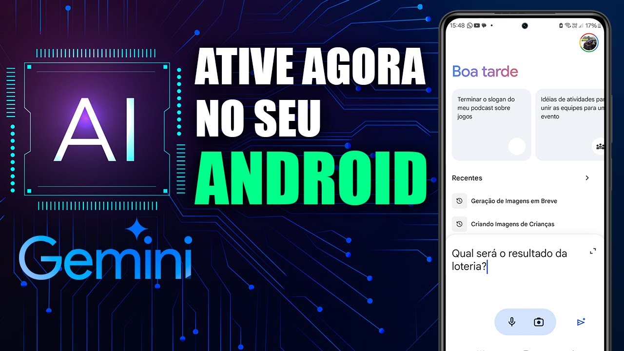 ATIVANDO IA DO GOOGLE NO SEU CELULAR ANDROID