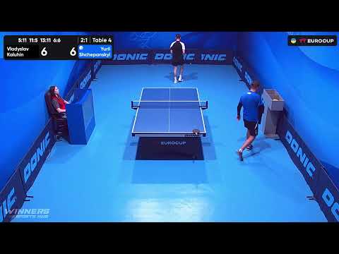 13:40 Vladyslav Kaluhin - Yurii Shchepanskyi 02.08.2023 TT Euro.Cup Ukraine Star. Table 4