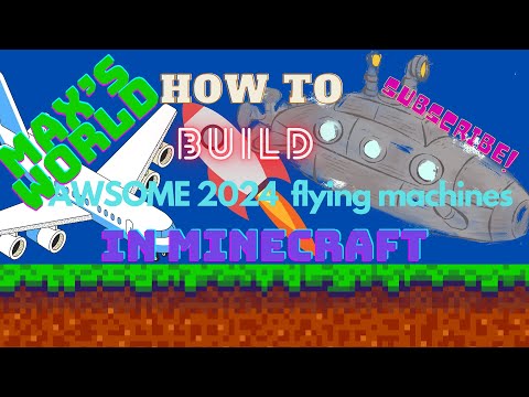 Insane Minecraft Creation: 3 Flying 2024 Machines!