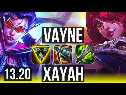 VAYNE & Swain vs XAYAH & Rakan (ADC) | 8/0/5, 2.6M mastery, 600+ games | BR Master | 13.20