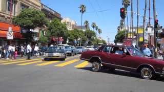 preview picture of video 'Lowrider Cars Cesar Chavez Holiday Parade 2013 Mission District San Francisco California'