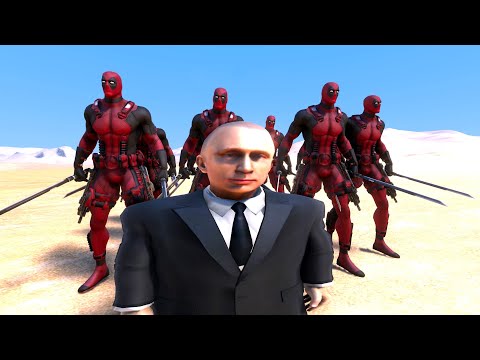 PUTİN VS DEADPOOL - Süper Kahraman Dövüşleri
