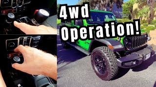 4wd Operation In The New Jeep Wrangler