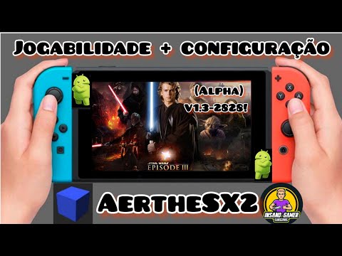 Star Wars Ep:III - The Game Jogabilidade + Configurações AetherSX2 Atualização (Alpha) - v1.3-2828!