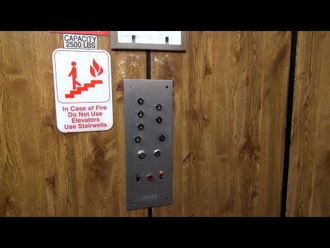 Awesome Vintage Armor Traction Elevator at 30 Courthouse Square in Silver Spring, MD