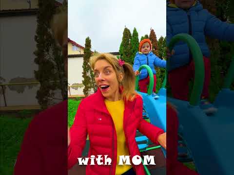 🤯 Părinții sunt diferiți 🤔 Dad vs Mom in the amusement park #shorts